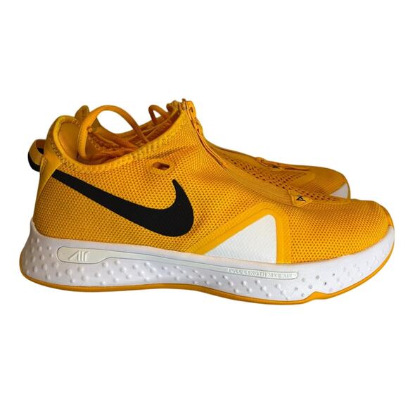 Men's Nike PG4 TB Promo University Yellow Gold CW 4134-702, Size 9, EUC - Picture 3 of 10